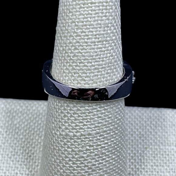 Swarovski Marquise Ring White Gold SZ 7 Romantic Coquette Glam Vintagecore Bling - Picture 6 of 9